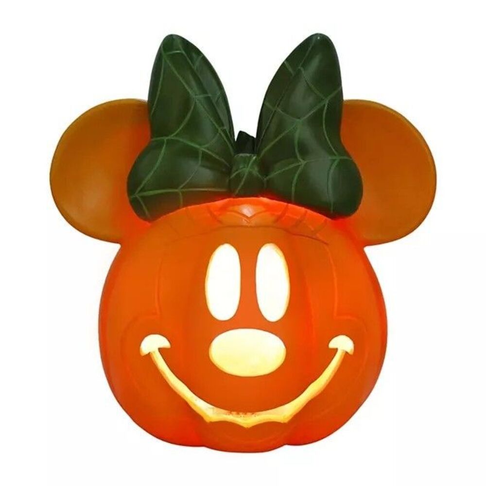 Disney's MINNIE MOUSE Pumpkin LED Table Decor - Celebrate Halloween - New